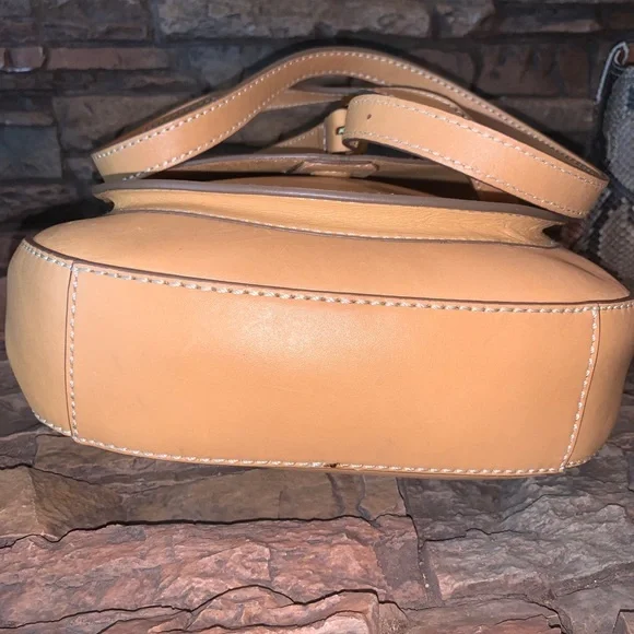 💛🤎Frye Harness Saddle Leather Saddle Crossbody Bag $428 - Picture 7 of 14